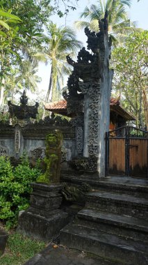 Nusa Dua, Bali . Endonezya - 18 Ocak 2025: Pura Segara Natha Nusa Dua Tapınağı Nusa Dua 'daki Grand Hyatt Bali tatil köyünde. Endonezya