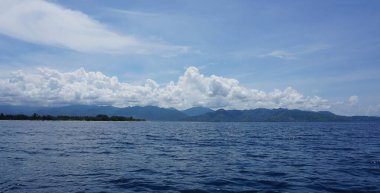 Endonezya 'daki Gili Adası' ndaki Gili Hava Sahili