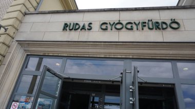 Budapeşte, Macaristan - 14 Mayıs 2025: Macaristan 'da Rudas Termal Hamamları