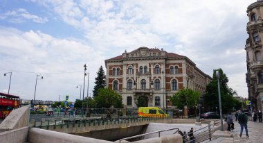 Budapeşte, Macaristan - 14 Mayıs 2025: Budapeşte, Macaristan - 14 Mayıs 2025: Macaristan Teknoloji ve Ekonomi Üniversitesi 14 Mayıs 2025