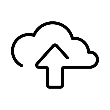 Cloud service and network line icon. Database and online storage. Cloud Computing, Cloud storage icon.