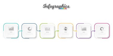 Infographic zaman çizelgesi şablonu grafik, diyagram, web tasarımı, sunum, reklamcılık ve tarih için kullanılabilir. Vektör bilgi gösterimi