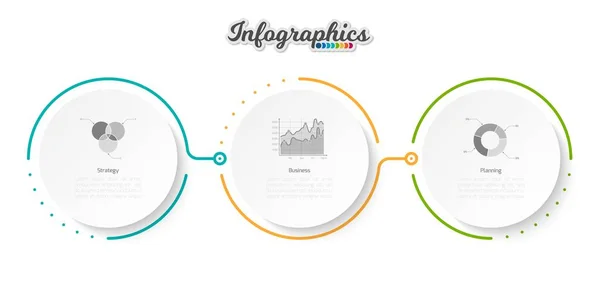 Infographic Timeline Template Can Used Chart Diagram Web Design Presentation — Stock Vector