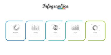 Infographic zaman çizelgesi şablonu grafik, diyagram, web tasarımı, sunum, reklamcılık ve tarih için kullanılabilir. Vektör bilgi gösterimi