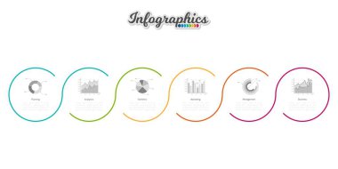 Infographic zaman çizelgesi şablonu grafik, diyagram, web tasarımı, sunum, reklamcılık ve tarih için kullanılabilir. Vektör bilgi gösterimi