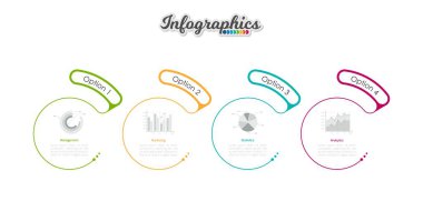 Infographic zaman çizelgesi şablonu grafik, diyagram, web tasarımı, sunum, reklamcılık ve tarih için kullanılabilir. Vektör bilgi gösterimi