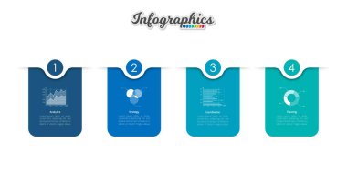 Infographic zaman çizelgesi şablonu grafik, diyagram, web tasarımı, sunum, reklamcılık ve tarih için kullanılabilir. Vektör bilgi gösterimi