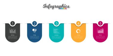 Infographic zaman çizelgesi şablonu grafik, diyagram, web tasarımı, sunum, reklamcılık ve tarih için kullanılabilir. Vektör bilgi gösterimi