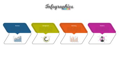 Infographic zaman çizelgesi şablonu grafik, diyagram, web tasarımı, sunum, reklamcılık ve tarih için kullanılabilir. Vektör bilgi gösterimi