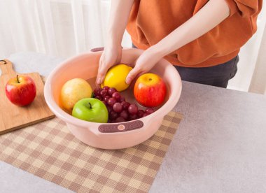 Renkli çok işlevli plastik leğen