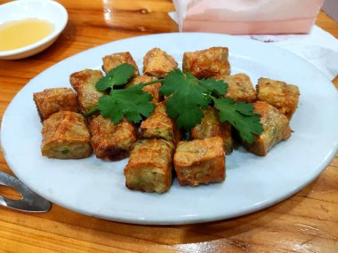 Chaoshan spesiyalitesi kızarmış meyve.