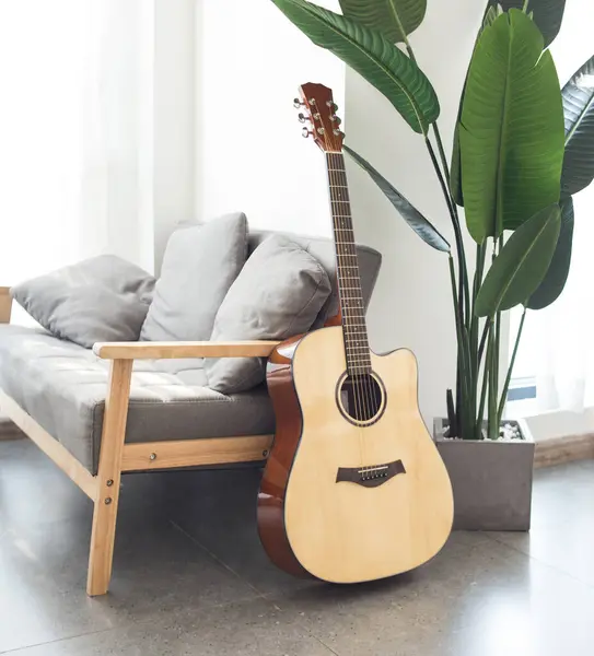 ギターフォーク 木製ギター クラシックギター ストックフォト