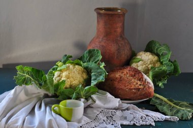 taze ve lezzetli ev yapımı yemekler. 