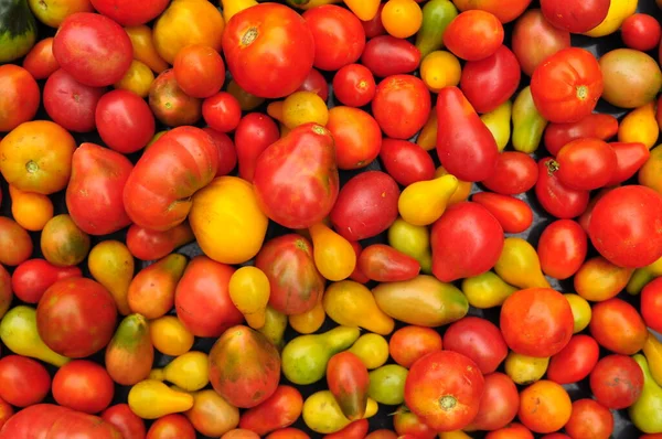 Many Fresh Fruits Vegetables Market — Stock Photo, Image