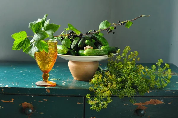 Grüne Und Schwarze Oliven Glas — Stockfoto