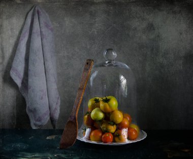 Meyve ve sebzelerin natürmortu