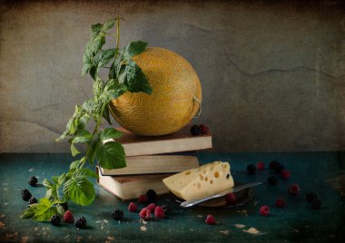 taze organik sarı ve yeşil limon 