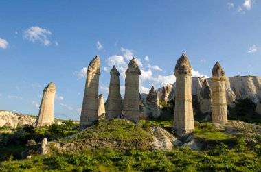 Antik kentin manzarası. Kuzeydeki en kirli kasabaların manzarası. 