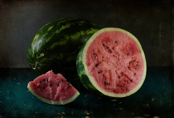 Ripe Red White Watermelon — Stock Photo, Image