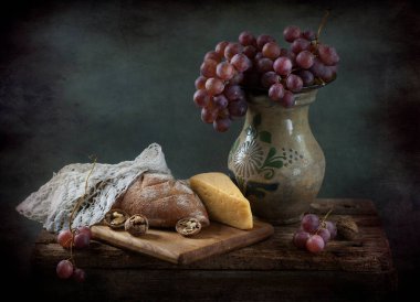 Üzüm ve peynirle dolu bir hayat 