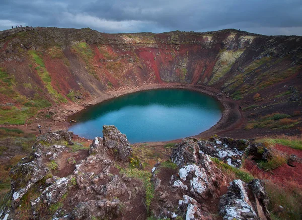 Krater Vulkan — Stockfoto