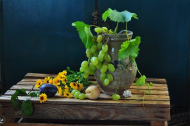 Üzümlü, üzümlü, ballı ve fıstıklı