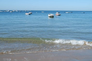 Deniz suyuyla güzel bir sahil