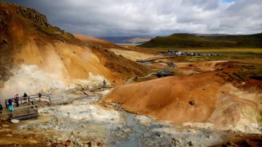 Dağların güzel manzarası
