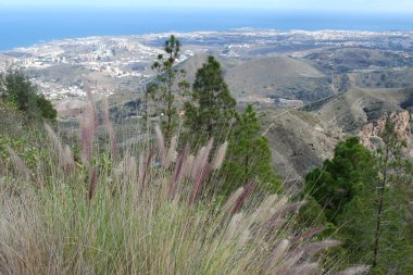 Adanın en ünlü simgesi olan adanın dağının manzarası.