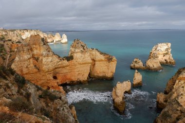 Güzel lagos plajı, algarve, Portekiz.