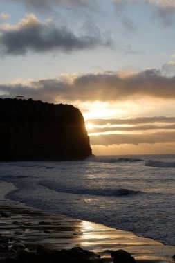 Doğanın güzel deniz manzarası