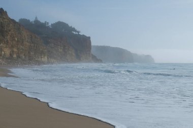 Gün batımında güzel sahil