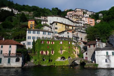 Güzel göl manzarası Como, İtalya