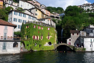 Görünüm Lake Como, İtalya