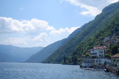 İtalya 'daki Como Gölü manzarası