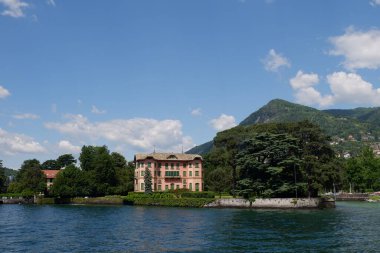 Lombardy, İtalya 'daki göl ve göl manzarası