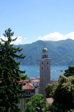 İtalya 'daki Como Gölü manzarası