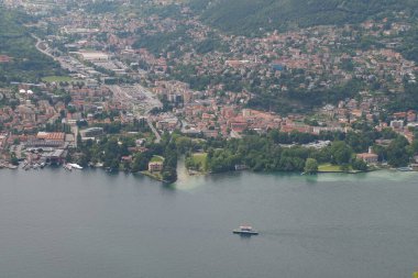 Trieste şehrinin havadan görünüşü, İtalya