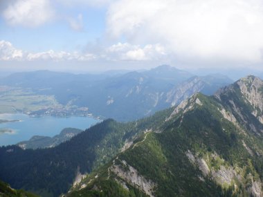 Dağların güzel manzarası