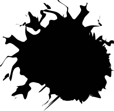 mürekkep ya da su sıçrama izi