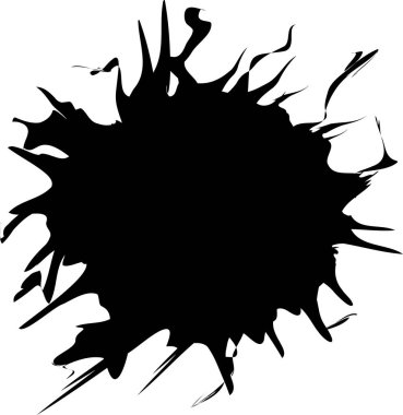 mürekkep ya da su sıçrama izi