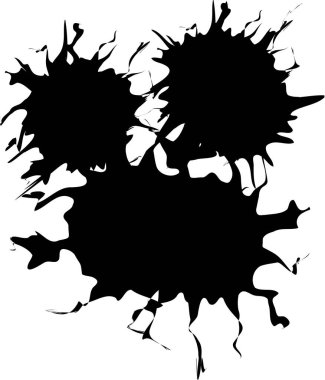 mürekkep ya da su sıçrama izi