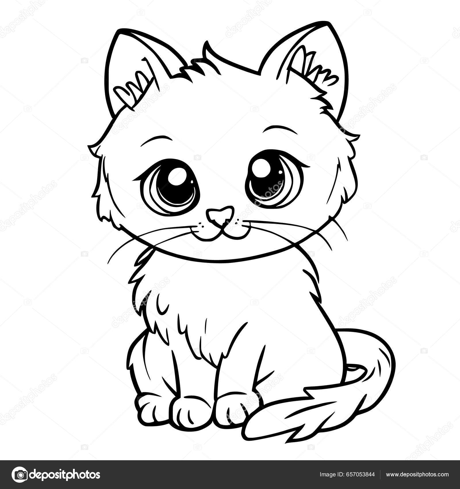 Картинки Раскраски Милые Котята