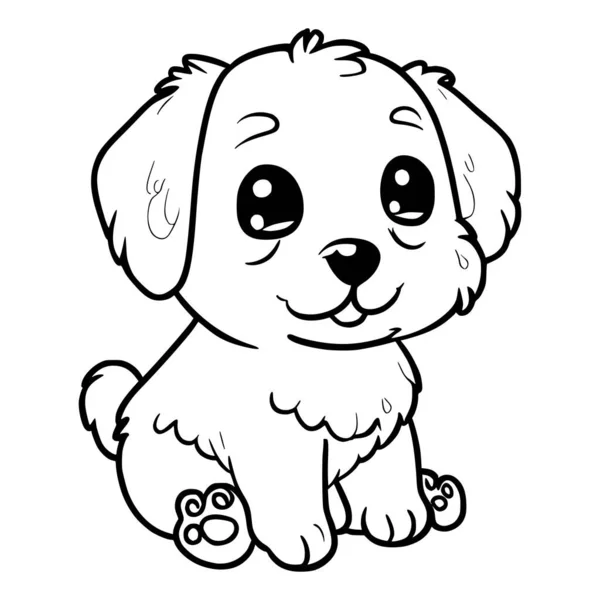 Cute Puppy Birthday Coloring Pages Drawing Kids Stock Vector By cute-puppy-birthday-coloring-pages-drawing-kids-stock-vector-by