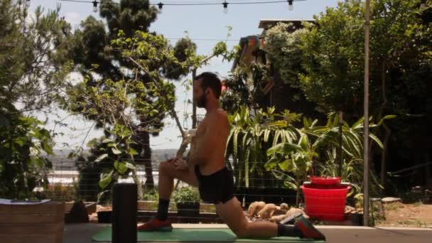 Summer Sunshine Aptitud Aire Libre Para Una Buena Salud Física — Vídeos de Stock