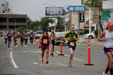  2023 Rock 'n' Roll San Diego Maratonu Morena Bulvarı.
