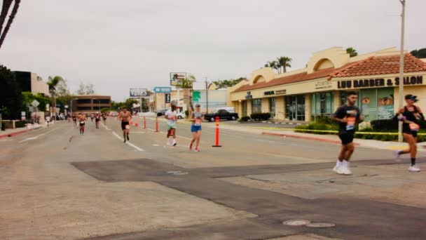 2023 Rock Roll San Diego Maraton Morena Sugárúton — Stock videók