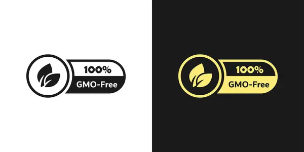 GDO 'suz simge. GDO etiketi yok. Ürün ambalajı için eklenmiş ya da suni kimyasallar, logo, sembol, işaret, etiket, amblem ya da mühür yok. Vektör etiketi