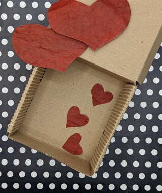 Kalpli sevgililer günü arkaplanı