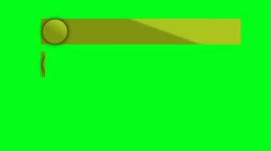 Olay düzeni veya organizasyon çizelgesi ögelerinin yeşil ekran videosu.